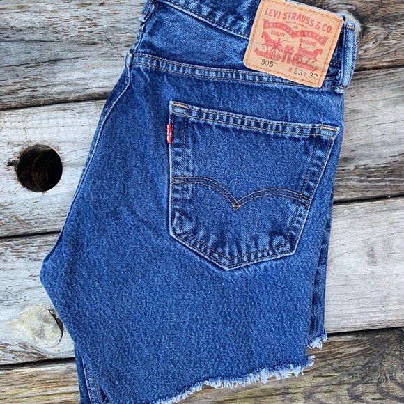 HIGH WAISTED 505 CUT OFF SHORTS - Picture 2 of 5